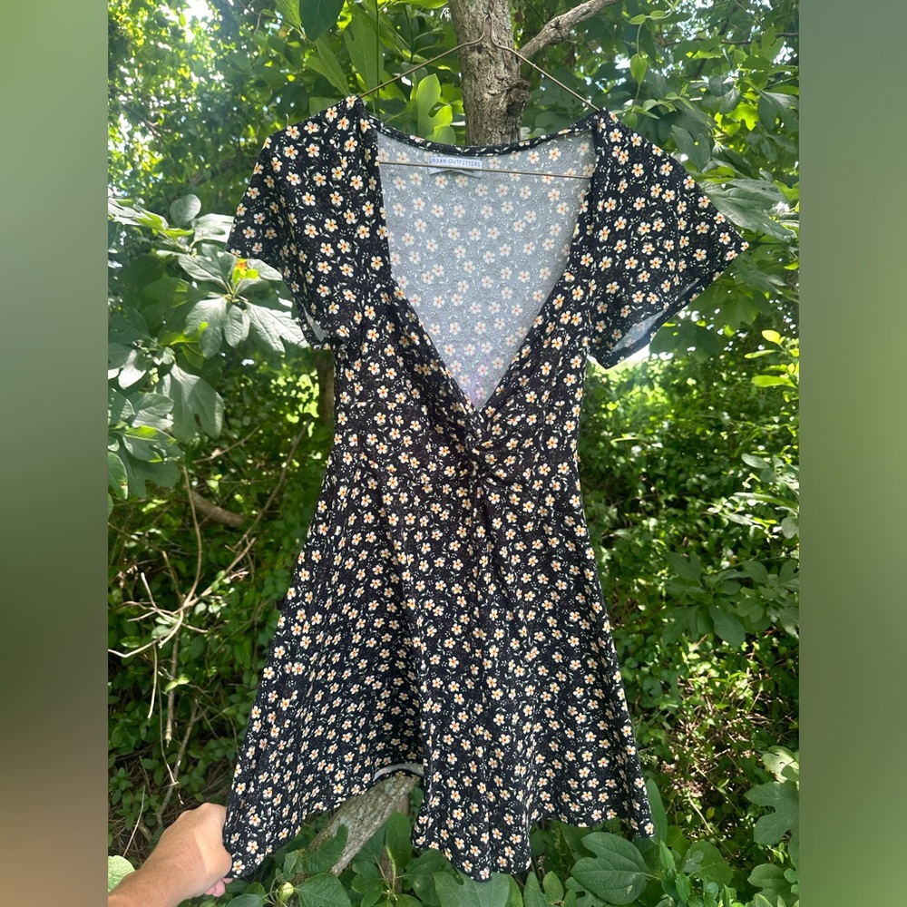 Urban outfitters sunflower romper size small